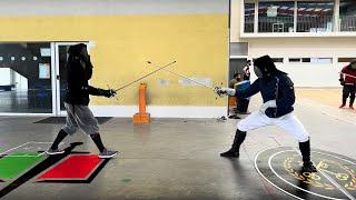 Rapier Sparring - Filipe Martins (Academia de Esgrima Histórica) vs Rui Ferreira (Espada Negra)