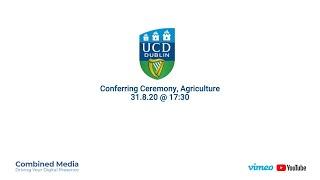 UCD Graduation_School of Agriculture & Food Science_Conferring Ceremony