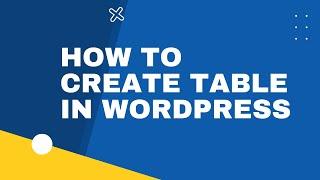 How To Create Table In WordPress With WP Table Builder