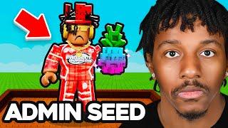 Grow A Garden ADMIN Gave Me 100 SUPER SEED