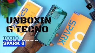 Unboxing The Brand New Tecno Spark 8(KG6) 64GB+2GB Android 11 2021 #SUBSCRIBE 