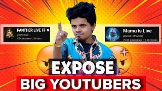 EXPOSE 3 BIG YOUTUBERS - ( AMIT FF , PANTHER LIVE FF AND MAMU IS LIVE ) || Roast Video | StarMan G.