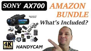 Sony AX700 4k Camcorder Advanced Bundle On Amazon | What's Included In The Bundle?