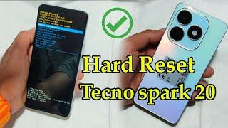 Hard Reset Tecno spark 20