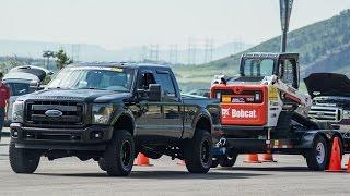 10,000-Pound Trailer-Tow Obstacle Course – Diesel Power Challenge 2016