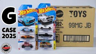 Unboxing Hot Wheels G Case 2025