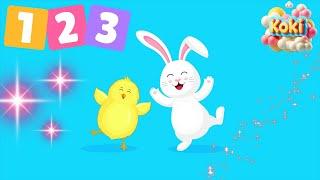 Let's Count Together!  Fun Counting Song for Kids | Numbers 1-10 Learning | Koki TV Nursery Rhymes