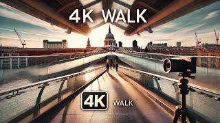 POV 4K WALK | Tate Modern to St. Paul's Cathedral | Scenic London Walk 2024