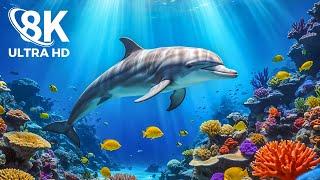 Ocean Wonders 8K Presents: Peaceful Journey with Fish and Marine Animals