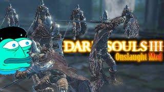 10 ABYSS WATCHERS -DS3 Enemy Onslaught Mod Funny Moments (4x Enemies)