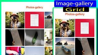 How To Make A Responsive Image Gallery Grid Layout By HTML CSS | Web-CrafT