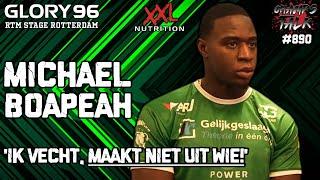 Michael Boapeah 'Ik kijk NOOIT weg! Het VUUR staat hoog!' #GLORY96 Media Day