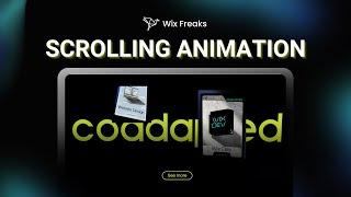 How to Add a Vertical Scrolling Animation/Portfolio Animation | Wix Freaks | Wix Studio