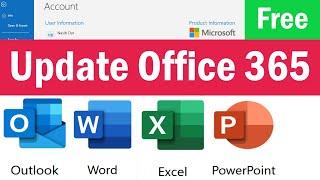 How to Update Microsoft Office, Outlook, Word, Excel, PowerPoint | How To Update Microsoft Office365