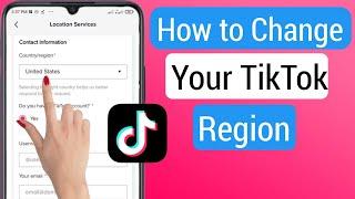 How to Change Your TikTok Region | How to Change Country location on Tiktok |Change Region on Tiktok