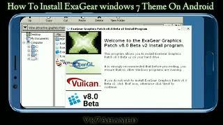 How To Install ExaGear Windows 7 TheOn Android || Vk7projects || Exagear Windows emulator #windows7