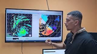 Hurricane Beryl-Strong winds of up to 60 mph approaching Barbados in Feeder Band