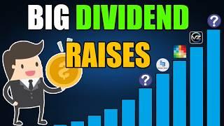 5 Dividend Increases You Need To Know About!