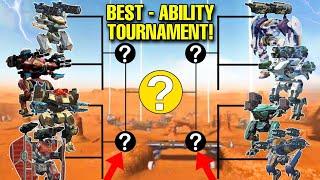  EVERY INBUILT WEAPON WAR ROBOTS || ABILITY DAMAGE TOURNAMENT!  || WHICH ABILITY IS BEST? || WR ||