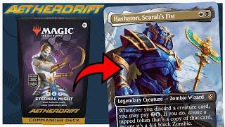 Upgrading the ETERNAL MIGHT Commander Precon into a Hashaton, Scarab's Fist Deck!