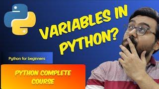 Variables In Python | Learn Python | Python Complete Course In Urdu/Hindi | Kacs Learnings