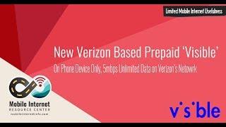 Visible: New $40/month Unlimited On Device Verizon Based Phone Plan