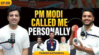 Inside World Champion’s Mind | Yogesh Kathuniya Journey of Struggle, Paralympic 2024, PM Modi | EP9