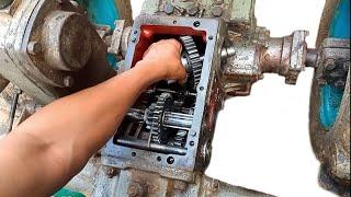 Steering gear shift fitting.|power tiller\tractor gear box repair.