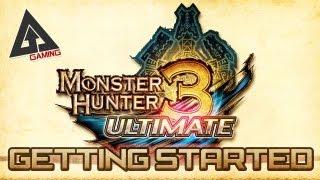 Monster Hunter 3 Ultimate Tutorial : Getting Started With Singleplayer