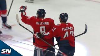 Capitals' Alex Ovechkin, Nic Dowd Find Back Of The Net For Two Goals In 24 Seconds