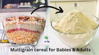 BEST TOM BROWN RECIPE| MULTI GRAIN CEREAL FOR KIDS AND ADULTS