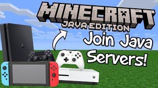 How to Join Java Minecraft Servers on Bedrock Consoles! Xbox, Playstation & Switch! EASIEST METHOD!