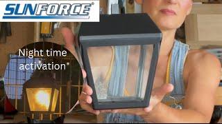 SUNFORCE Solar Carriage Coach Light Demonstration and Instructions (Complete HOW TO GUIDE)