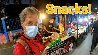 5-Snack Challenge at the Friday Night Market in Mae Sot, Thailand.