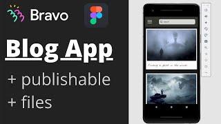 Creating a No-Code Blog App (Bravo Studio)