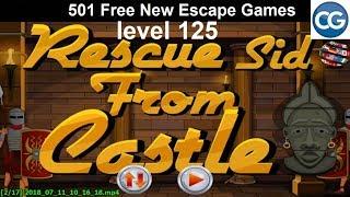 [Walkthrough] 501 Free New Escape Games level 125 - Rescue sid from castle - Complete Game