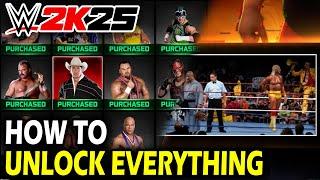 How to Unlock Everything in WWE 2k25 (FAST)