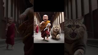 Funny monk boy  #kids #funnyimage