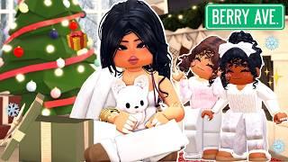 SURPRISING MY KIDS WITH A PUPPY ON CHRISTMAS EVE! *VOICED* BERRY AVENUE