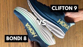 HOKA Clifton 9 vs Bondi 8 | Review