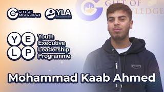 Mohammad Kaab Ahmed Participating in The Youth Executice Leadership Programme #YELP22