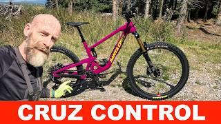 Santa Cruz Bronson 5, mid travel MX player gets serious about gravity