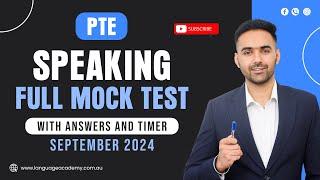 PTE Speaking Full Mock Test with Answers | September 2024 | LA Language academy PTE NAATI IELTS