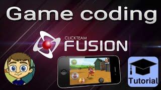 Clickteam Fusion Game Coding Tutorial Part 1 - Make Your Own Game or App