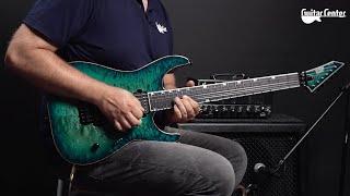 ESP USA M-II NTB FR QM SD Aqua Marine Sunburst | TV Guitar Center