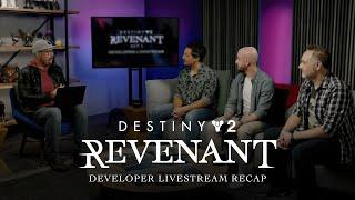 Destiny 2: Revenant | Developer Livestream Recap