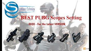 Best pubg scope setting | scope sensitivity 2020