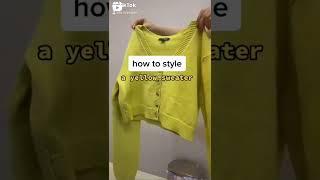 The yellow sweater⭐ insta:kl.lifestyle.official #shorts #trending please subscribe 
