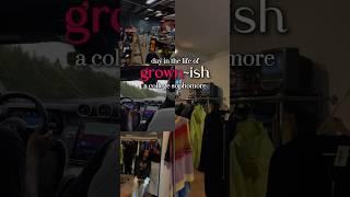 college sophomore diaries!! #thriftwithme #thriftstorefinds #sophomore #college #minivlog