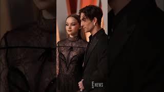The look of love.  Dove Cameron and Damiano David at the Vanity Fair #Oscars Party. #AwardsSeason